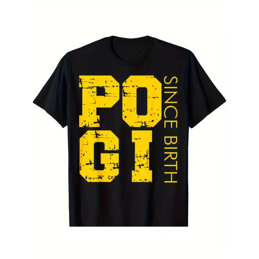 Vintage Fashion Font - レトログランジ PO GI 自誕以来大胆なフォント Tシャツ男性女性ヴィンテージコットン半袖ユニセックスデイリーカジュアルトップス