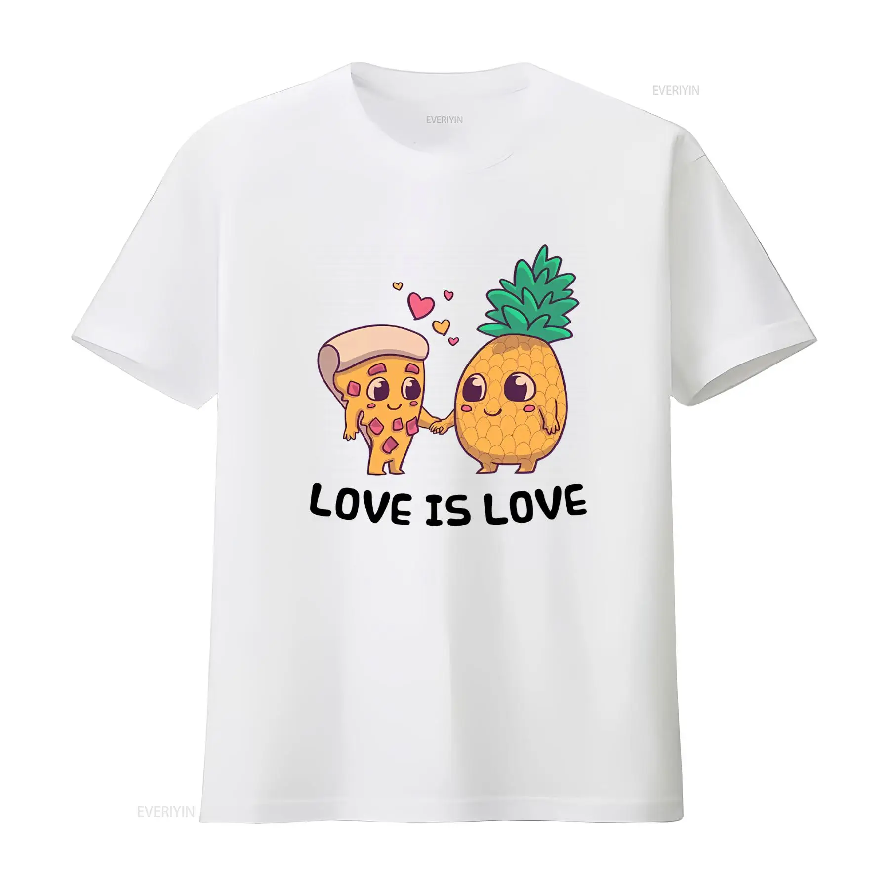 Vintage Fashion Community - かわいいパイナップルピザ T シャツ面白いデザイン LGBT コミュニティゲイプライドファッションヴィンテージウォッシュドストレッチオムデザイナー服