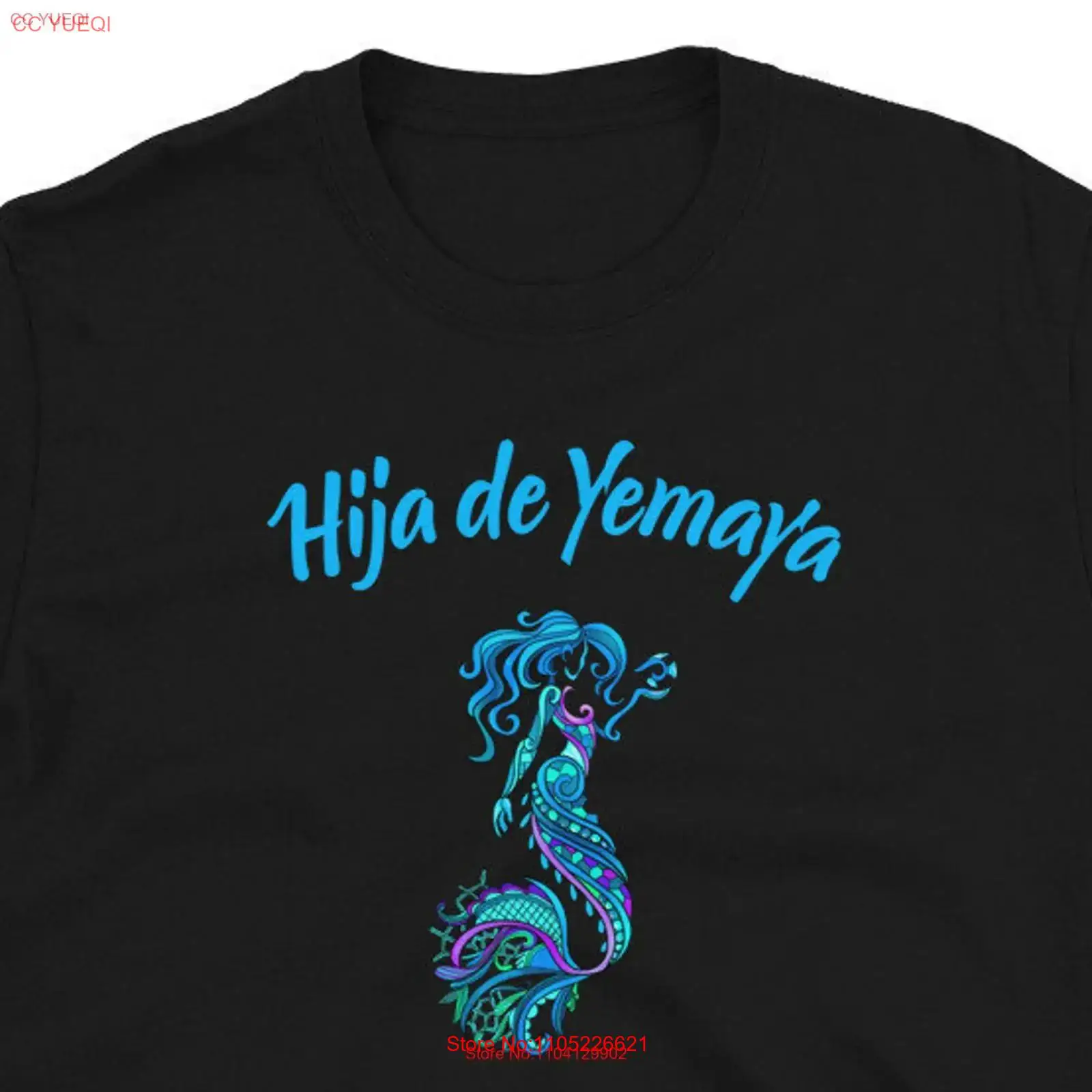 Vintage Yoruba Fashion - Yemaya Tシャツ Yemoja Yoruba Orisha Ifa