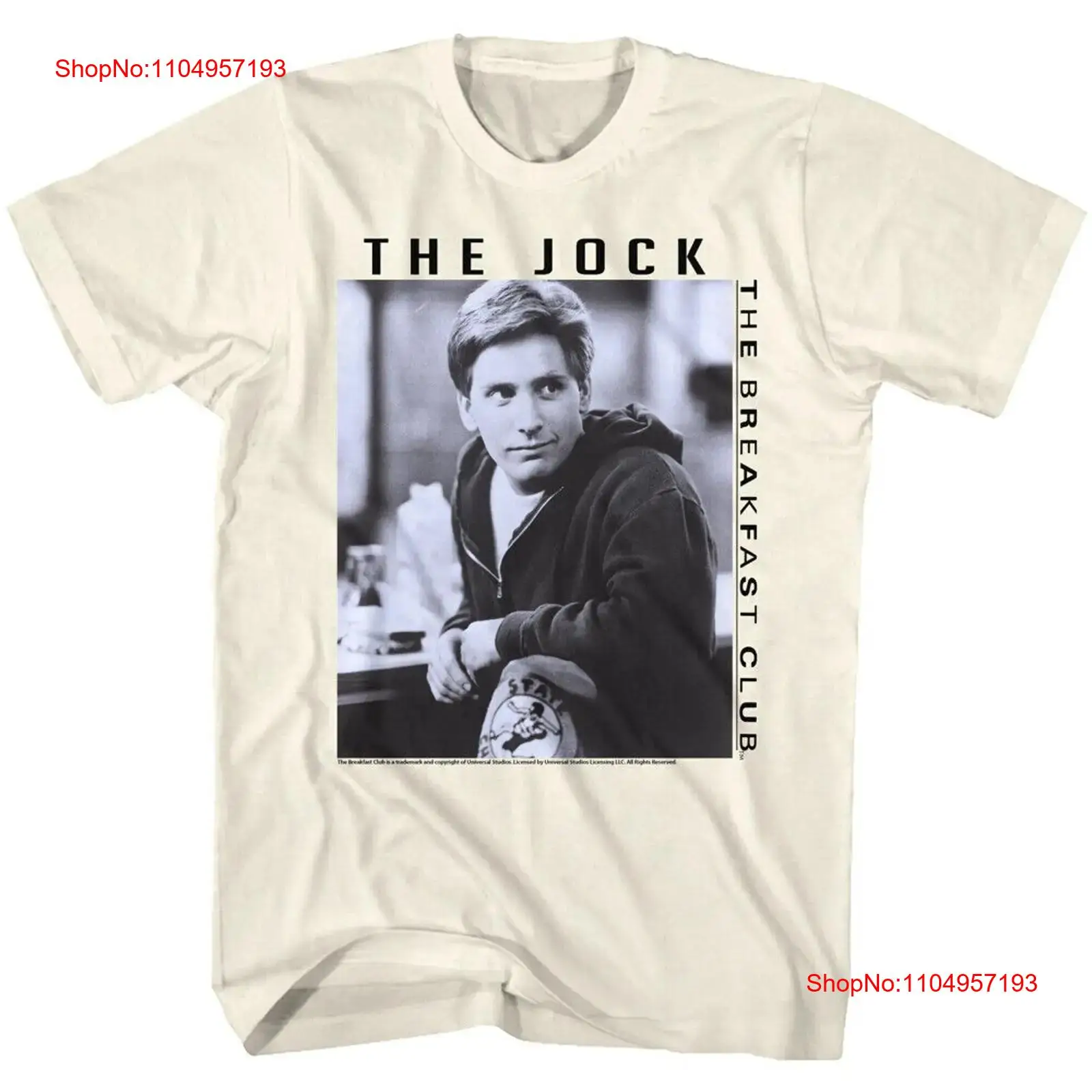 Vintage Fashion Club - ブレックファストクラブ映画ジョックアンドリュークラーク写真メンズ Tシャツヴィンテージウォッシュユニセックスファッションデザイナー服少し