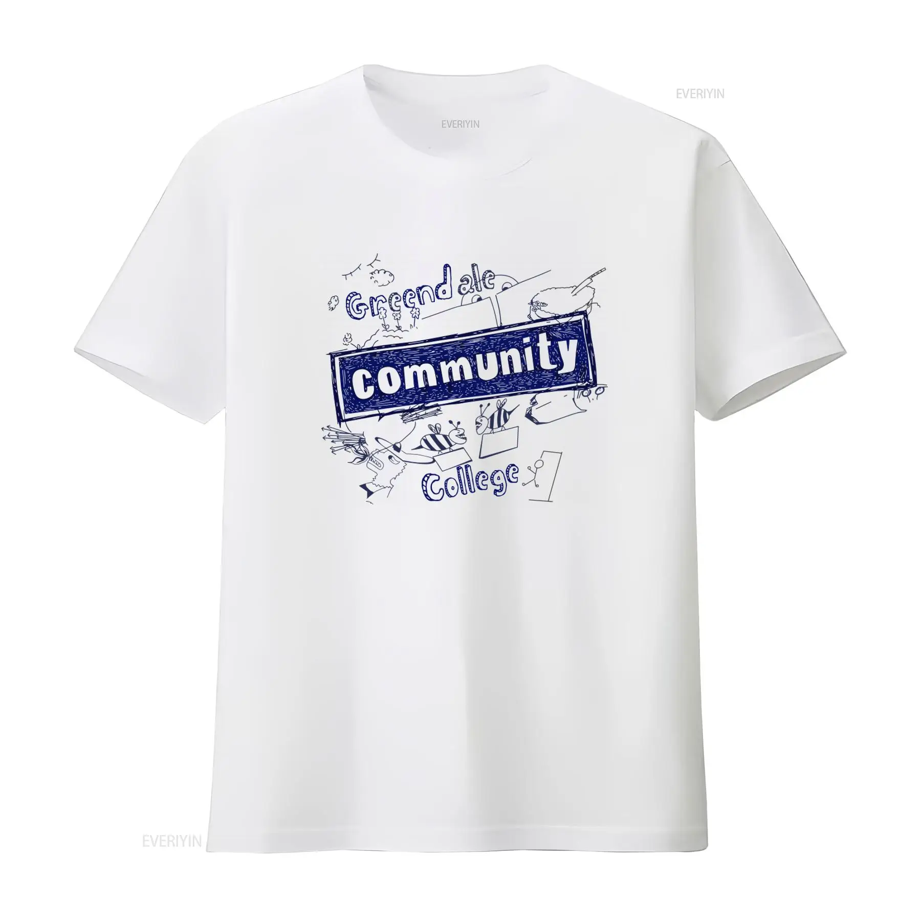 Vintage Fashion Community - グリーンデール コミュニティ カレッジ プリント T シャツ