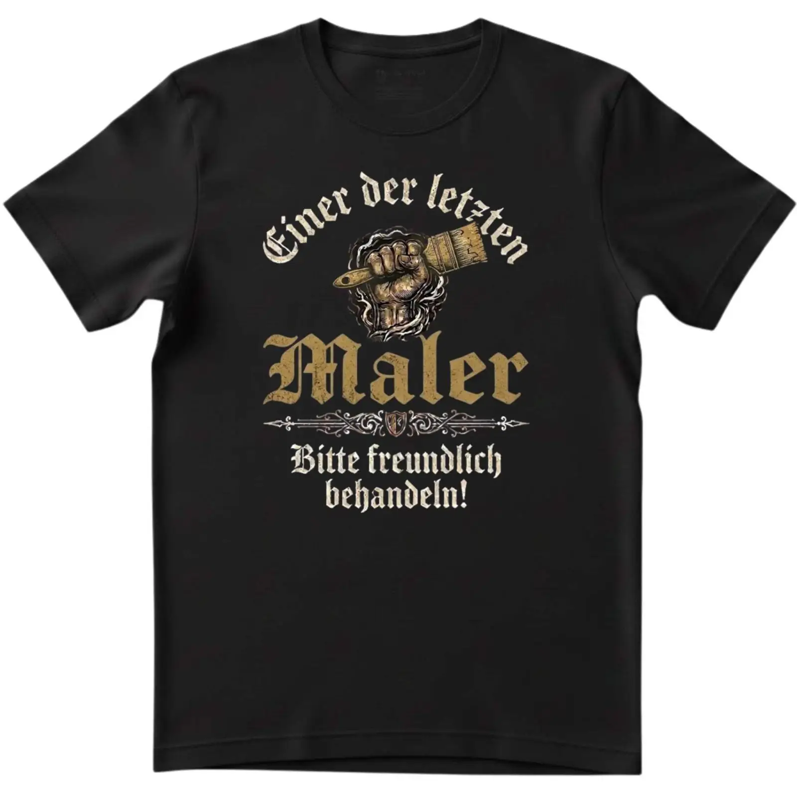 Vintage Fashion Jobs - メンズTシャツ 最後の画家 工匠の言葉 面白いギフト 仕事 ヴィンテージ