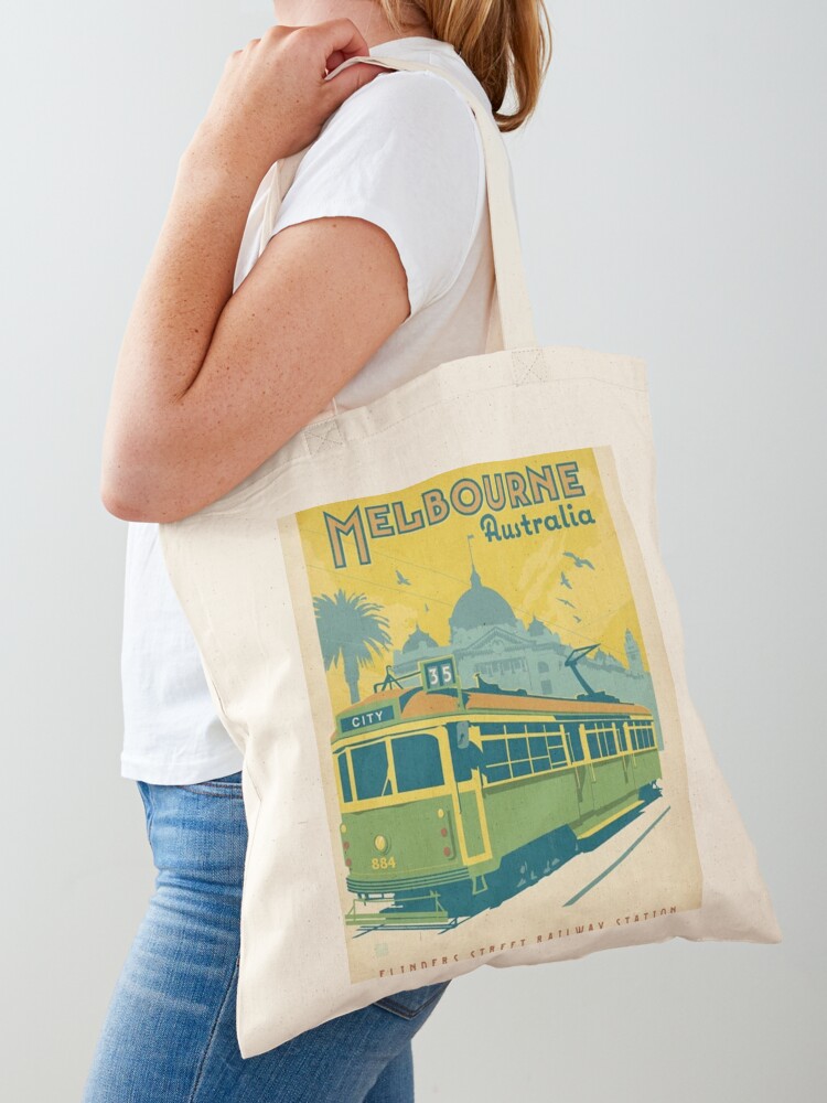 Vintage Fashion Melbourne - ヴィンテージ メルボルン オーストラリア トートバッグ レディースバッグ 再利用可能なバッグ