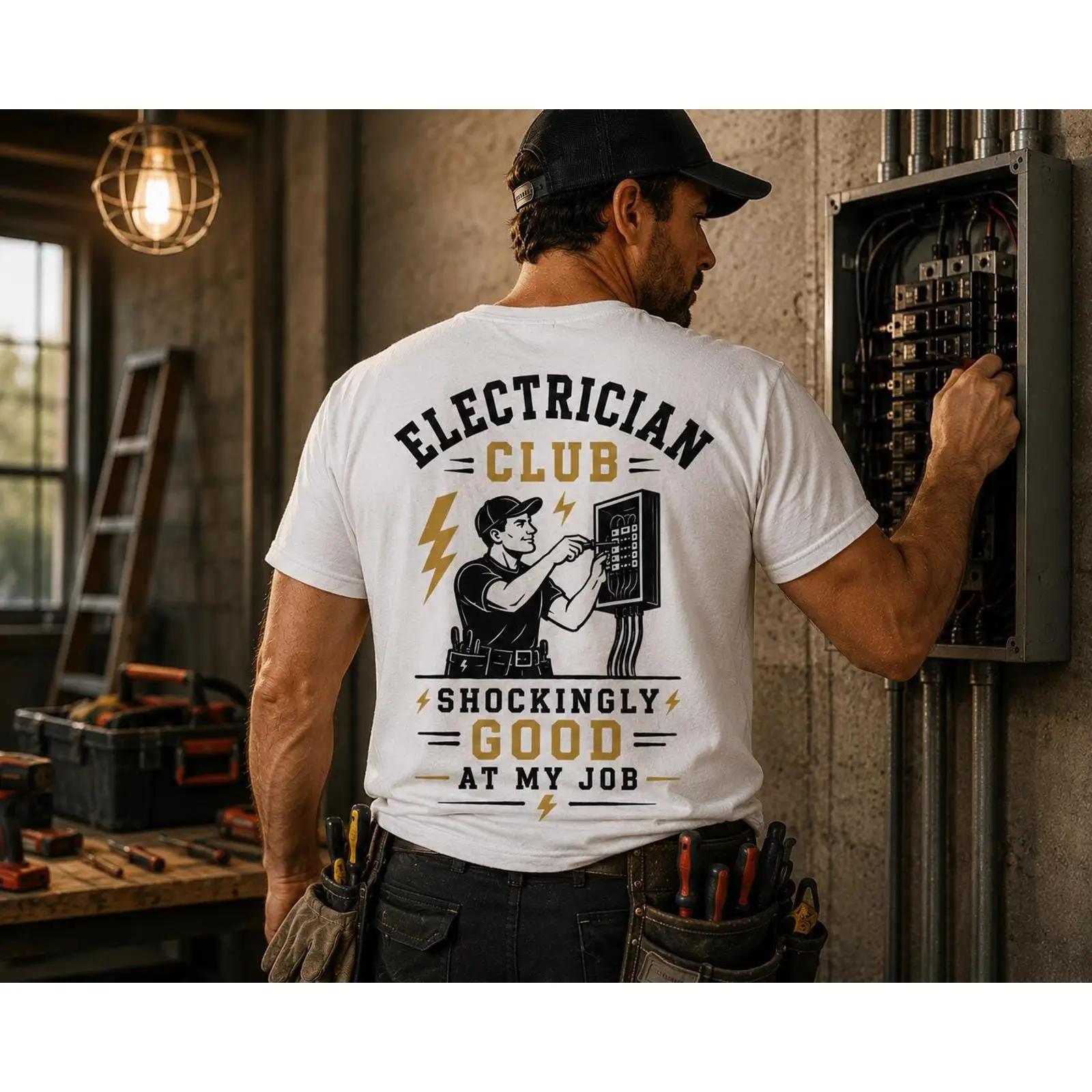 Vintage Fashion Jobs - 電気技師 T シャツ 私の仕事に関して驚くほど上手です 面白いギフト ヴィンテージ
