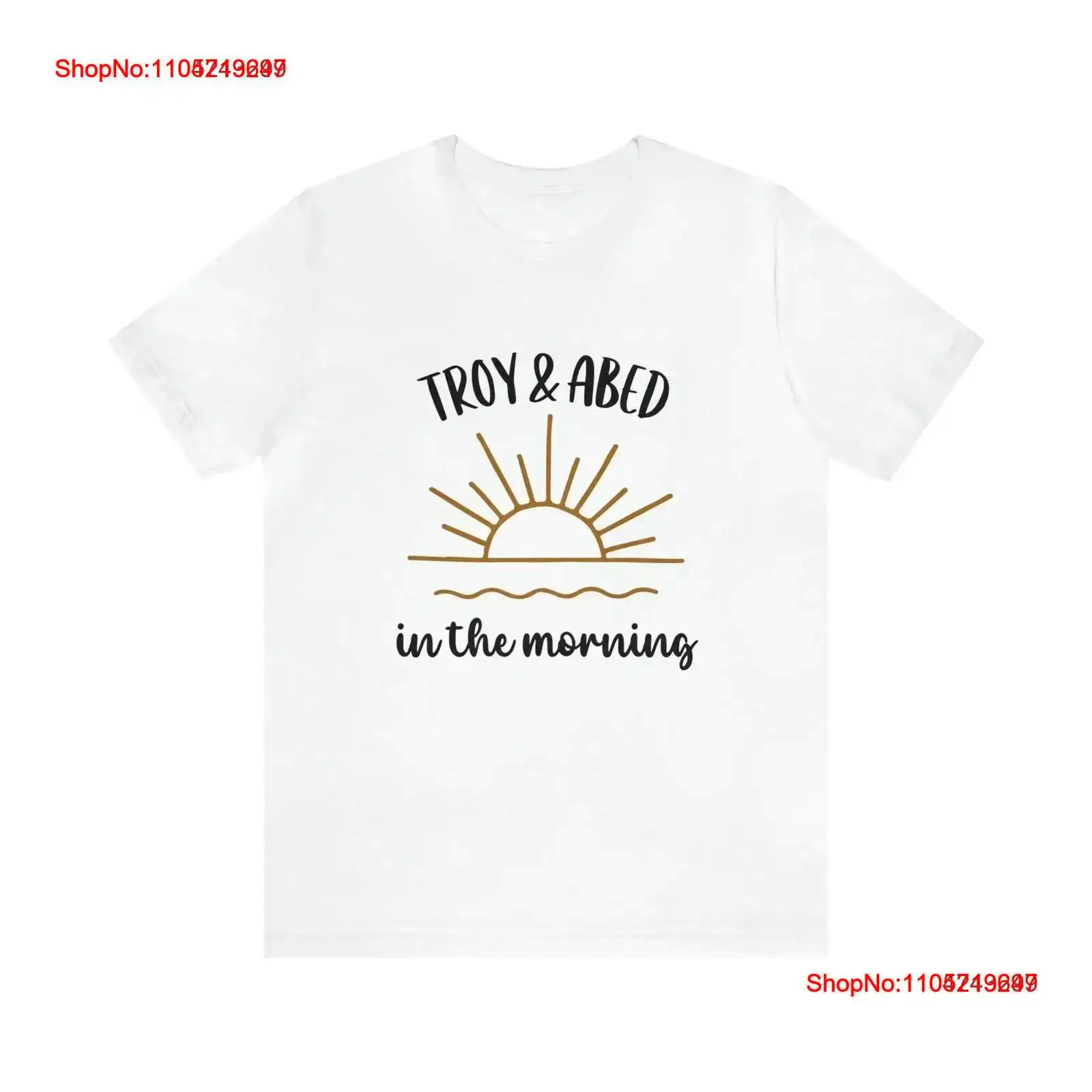 Vintage Fashion Community - トロイとアベッド・イン・ザ・モーニング Tシャツ コミュニティTV番組 大人向け ヴィンテージ ウォッシュド