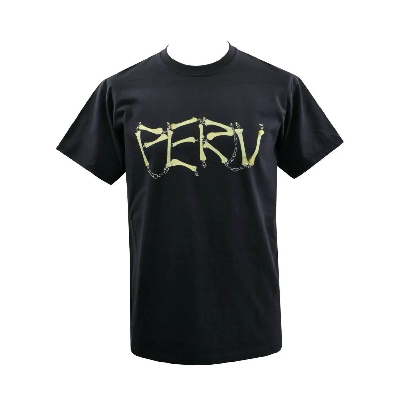 Vintage Fashion Font - PERV Bones Tシャツ メンズ セディショナリーズスタイル パンク