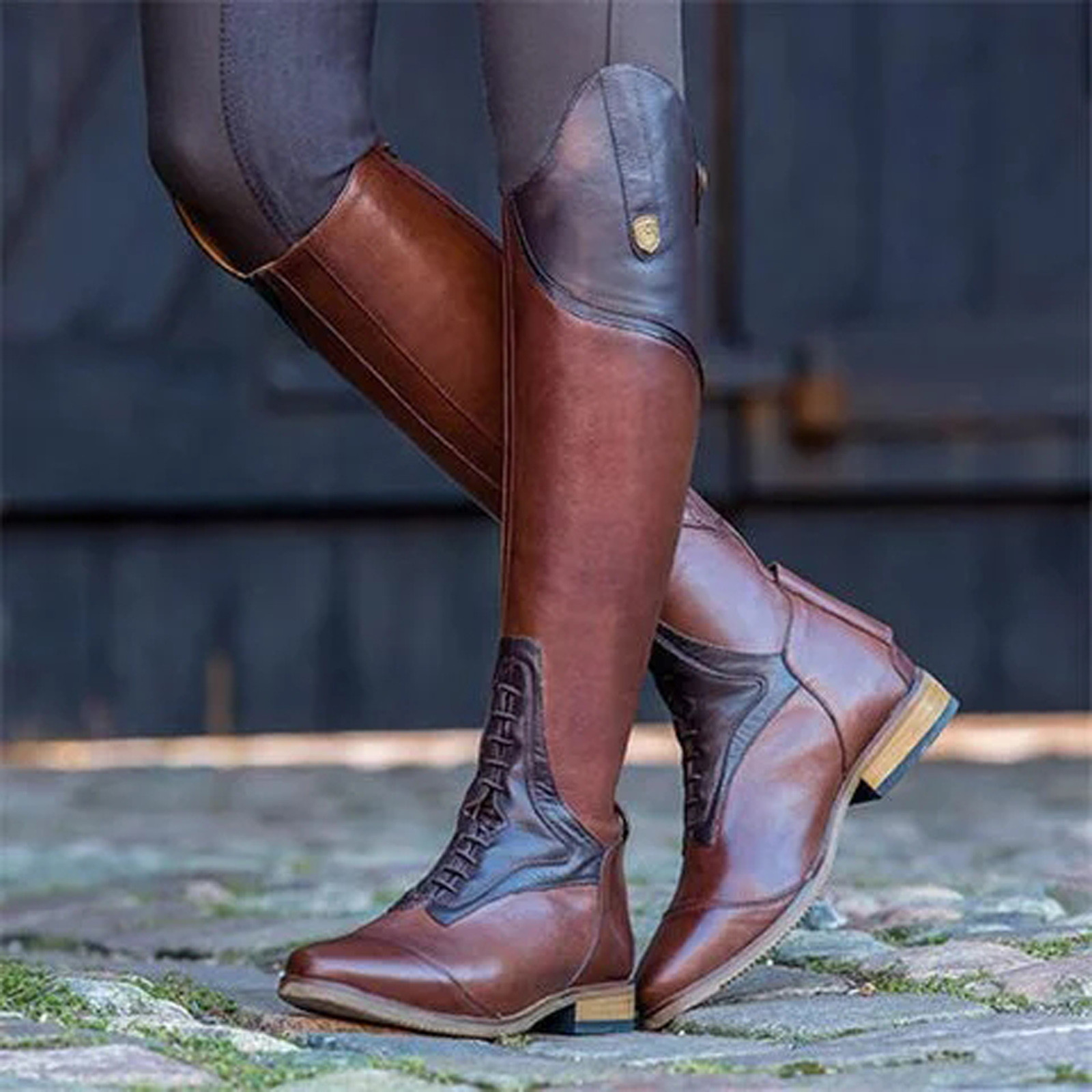 ニーハイブーツ カジュアルブーツ ファッションフットウェア  - Vintage Fashion Heels のレビューと価格