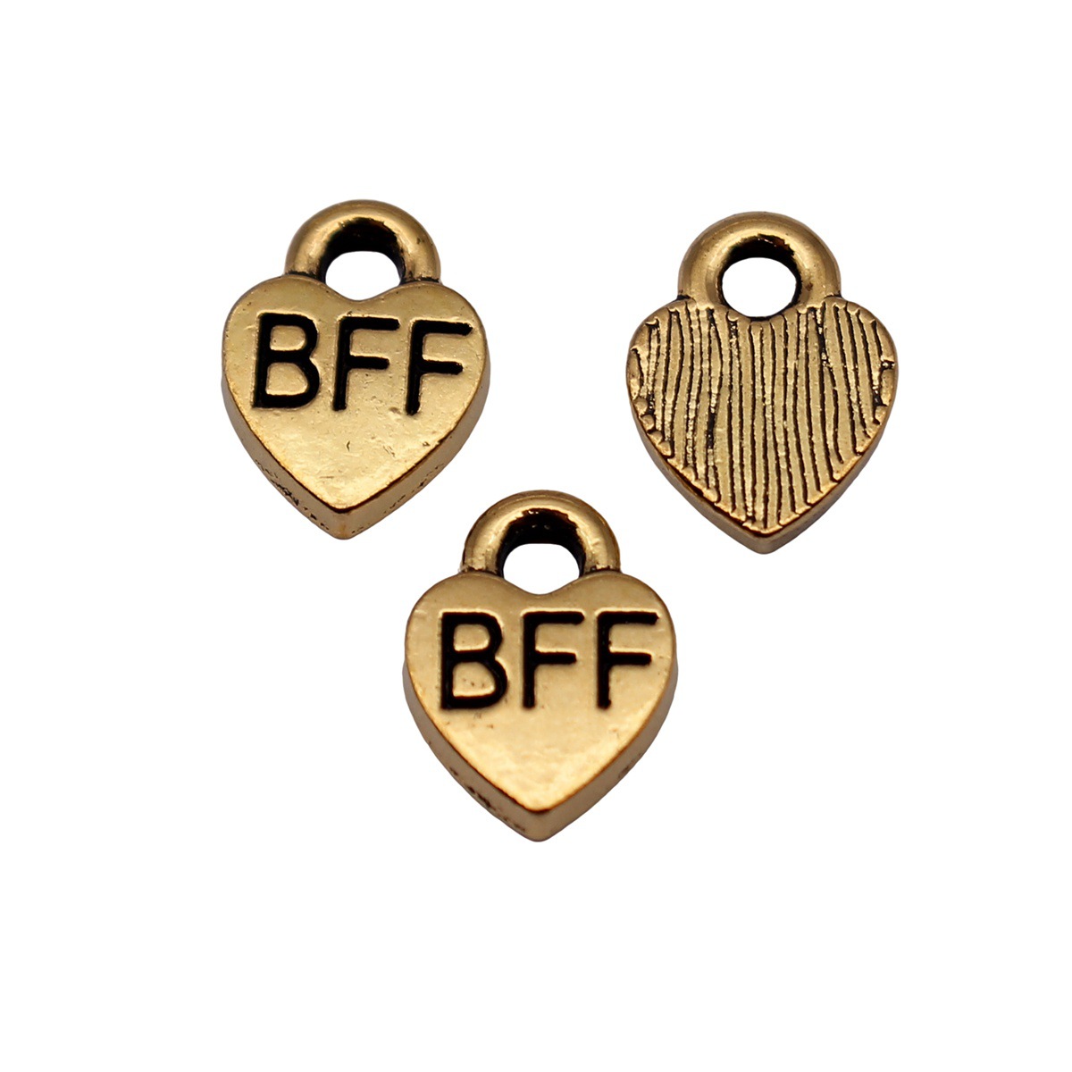 40 個 9.3x7mm アンティークゴールドカラー Bff - Vintage Fashion Blog のレビューと価格