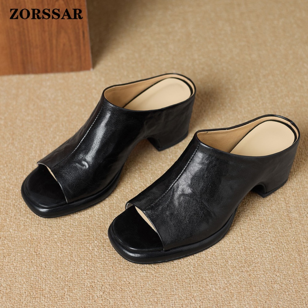レディースヴィンテージプラットフォームチャンキーヒールミュー - Vintage Fashion Heels のレビューと価格
