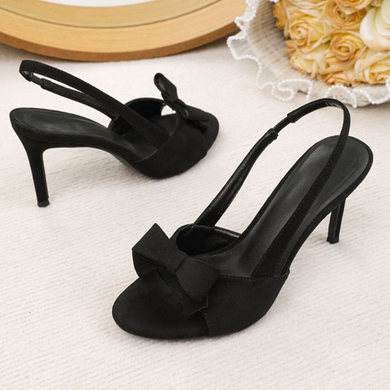 2026年夏 ピープトゥ バックレスパンプス レディース リ - Vintage Fashion Heels のレビューと価格