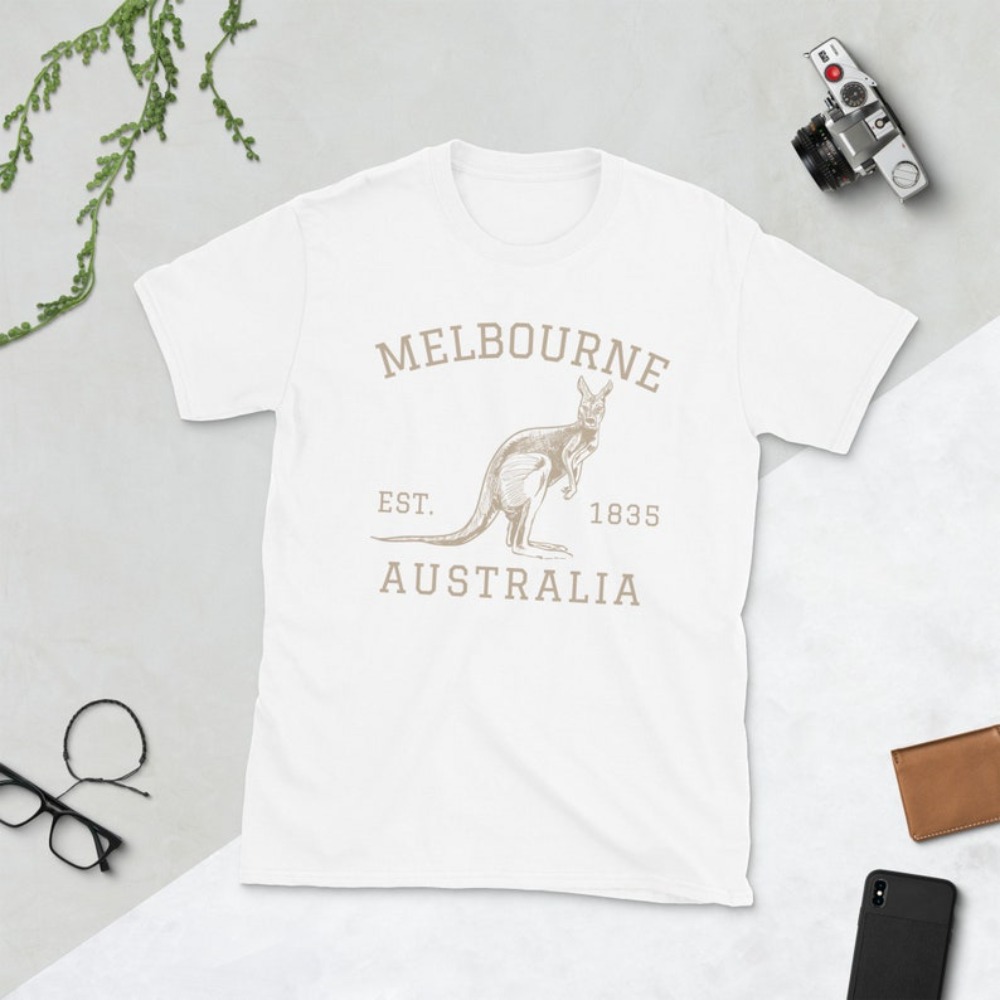 メルボルンオーストラリア Tシャツオーストラリアカンガルーシ - Vintage Fashion Melbourne のレビューと価格