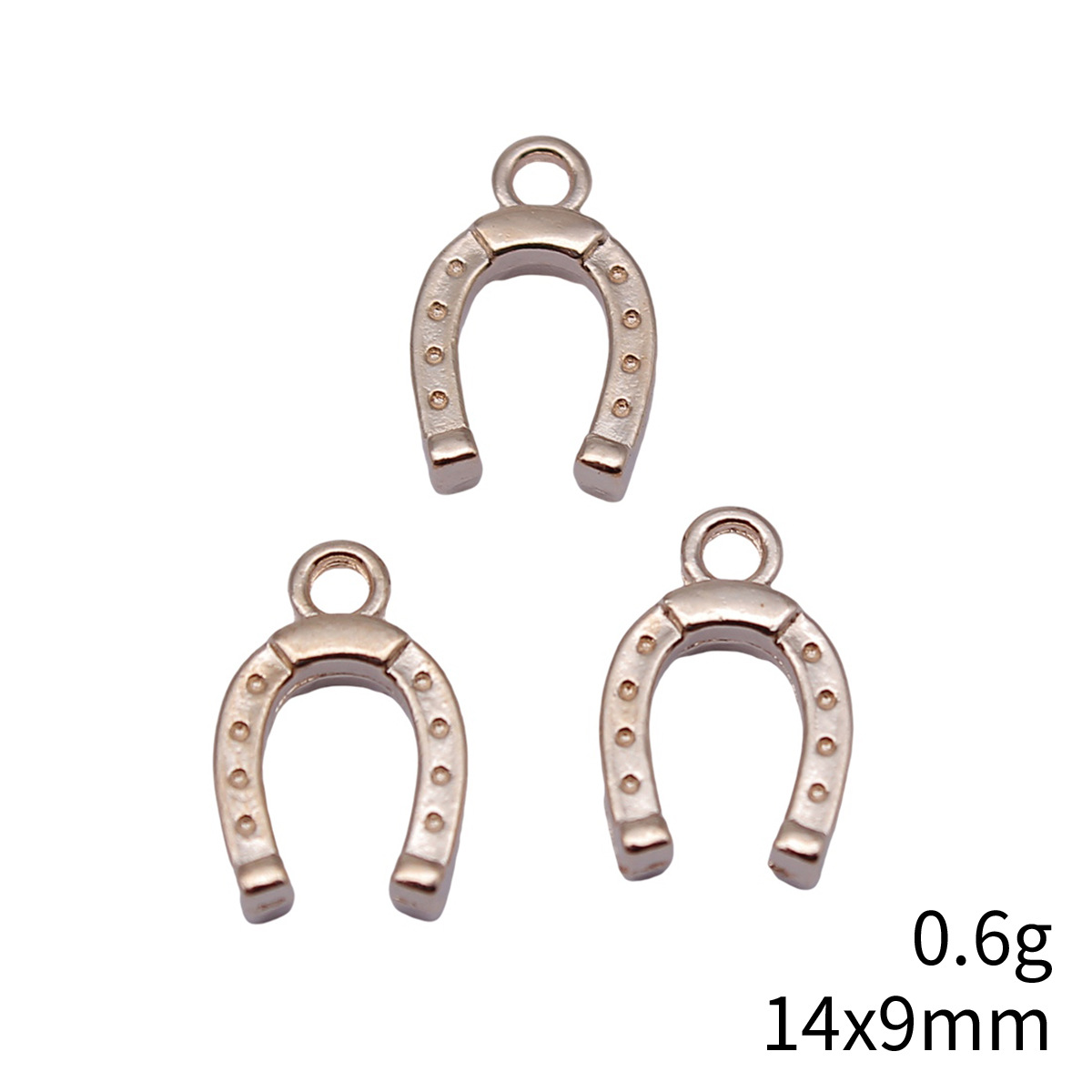 40個 14x9mm(0.55x0.35インチ) 3色 馬蹄 - Vintage Fashion Blog のレビューと価格